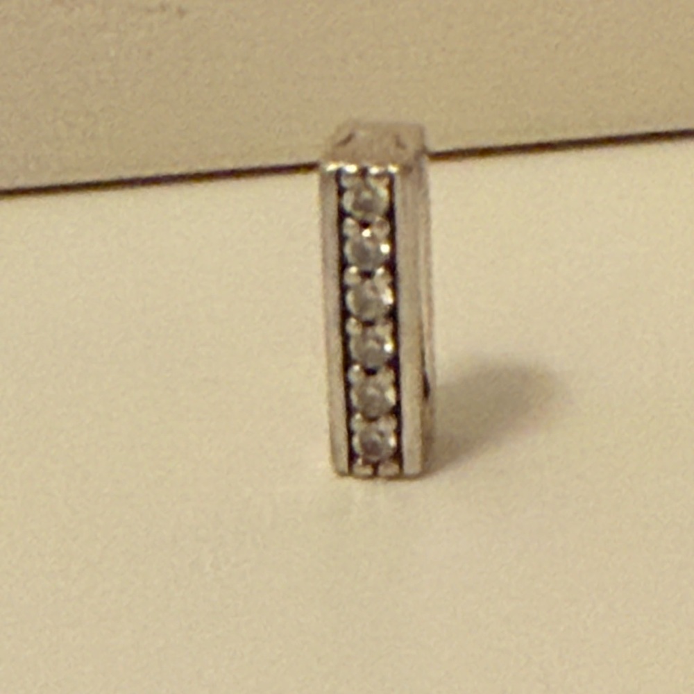 Pandora Silver Bracelet with Clear Crystals